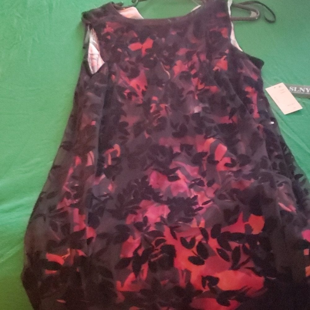 Evening dress knee length